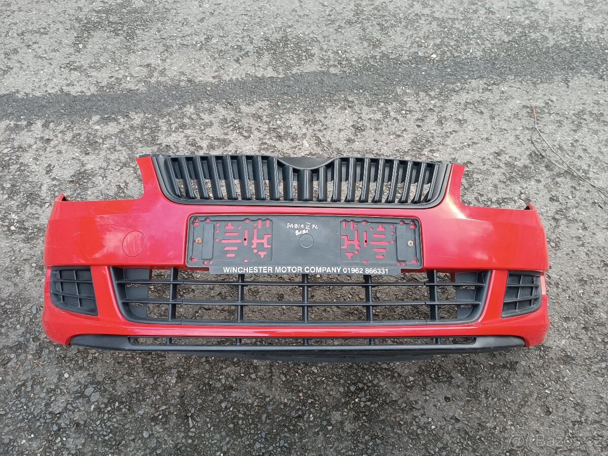 Skoda Fabia 2 facelift - přední nárazník - 4