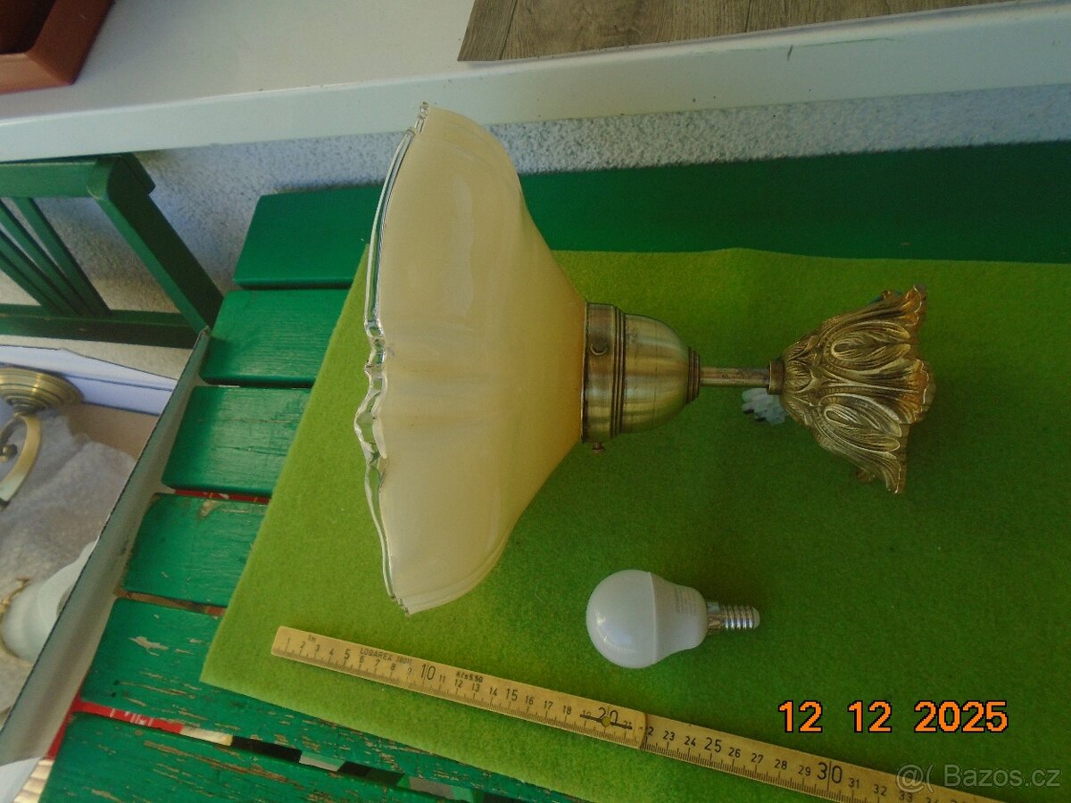 Mosazný stropní lustr - Wasil - 4