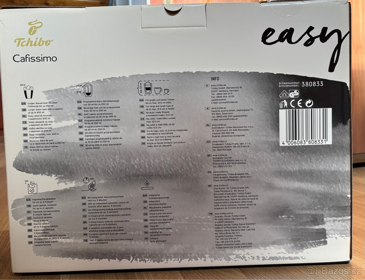 Kávovar Tchibo Cafissimo easy black - 4