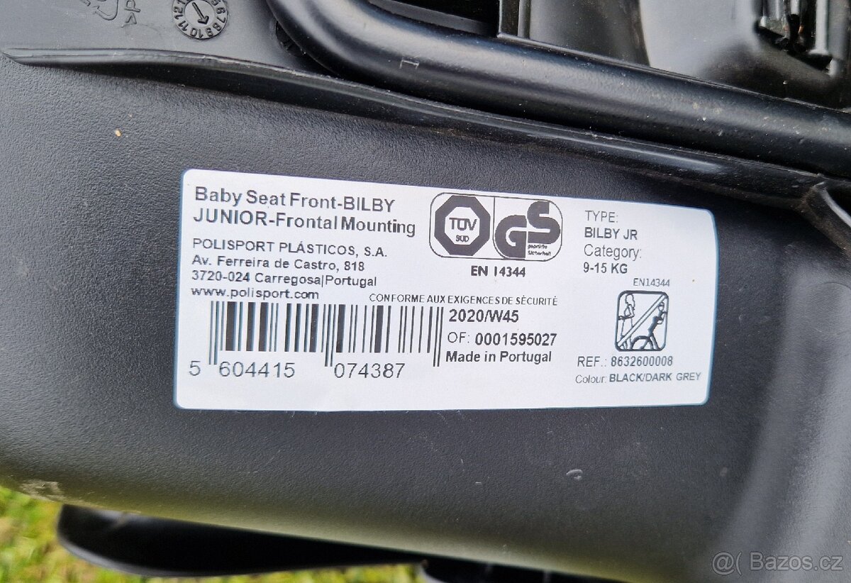 Přední dětská sedačka na kolo - 4