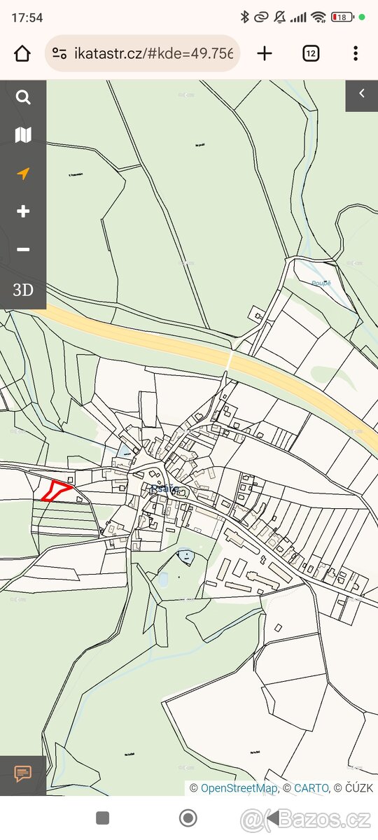 Stavební pozemek v obci Psáře - 4