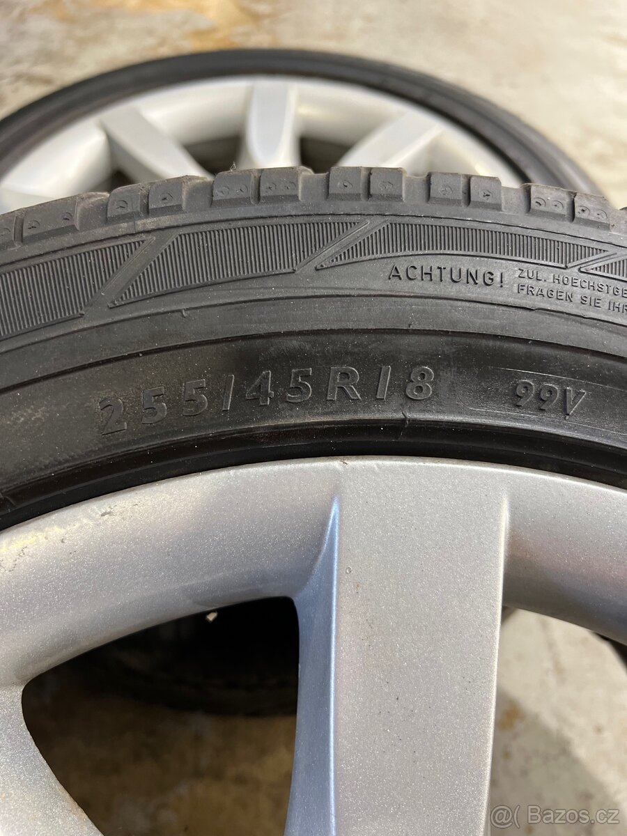 Alu Kola Mercedes-benz r18 5x112 Pneu 255/45/18 - 4