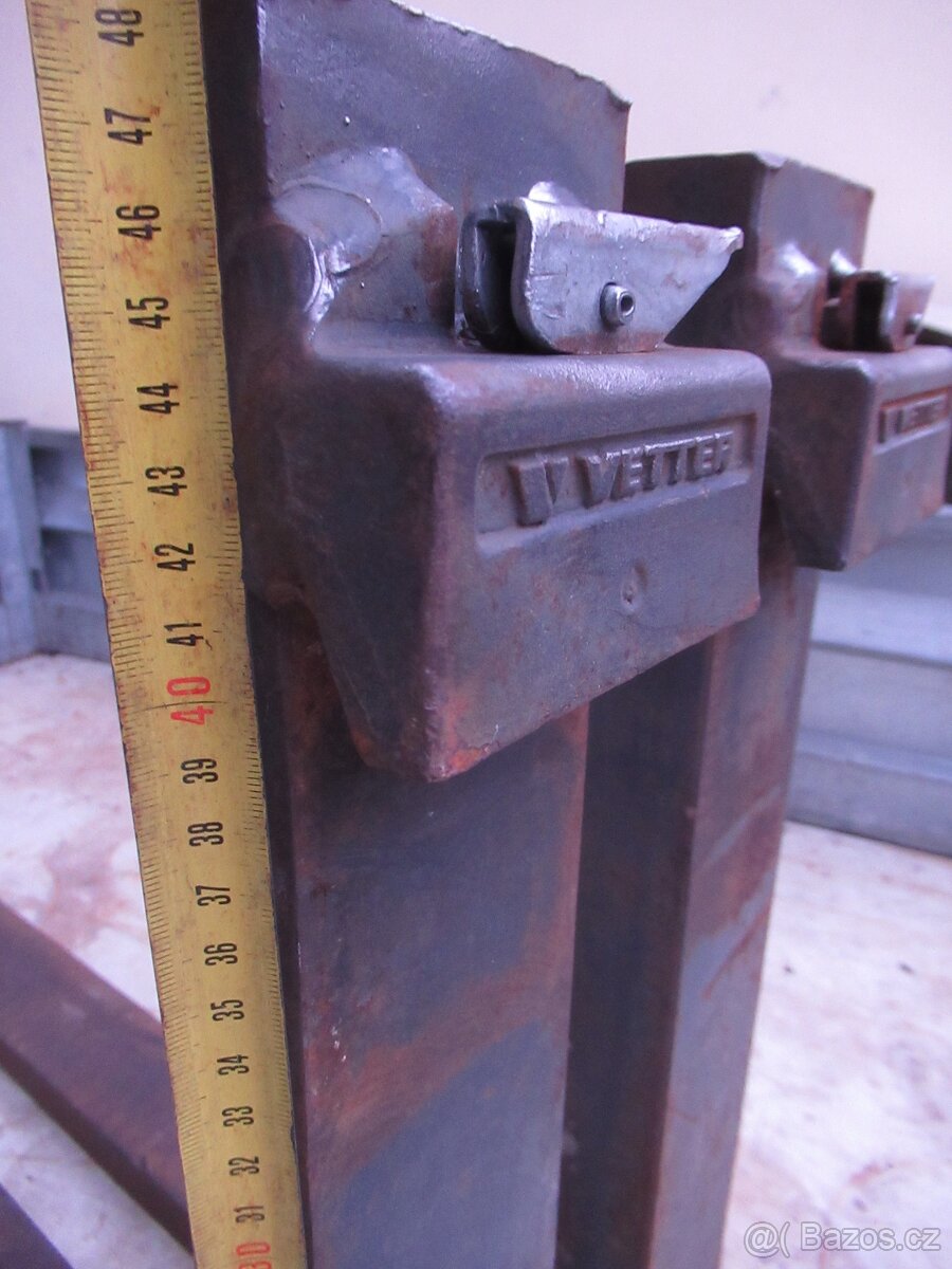 Paletizační vidle VETTER 80cm.délka závěs 41cm.VZV,UNC...aj. - 4