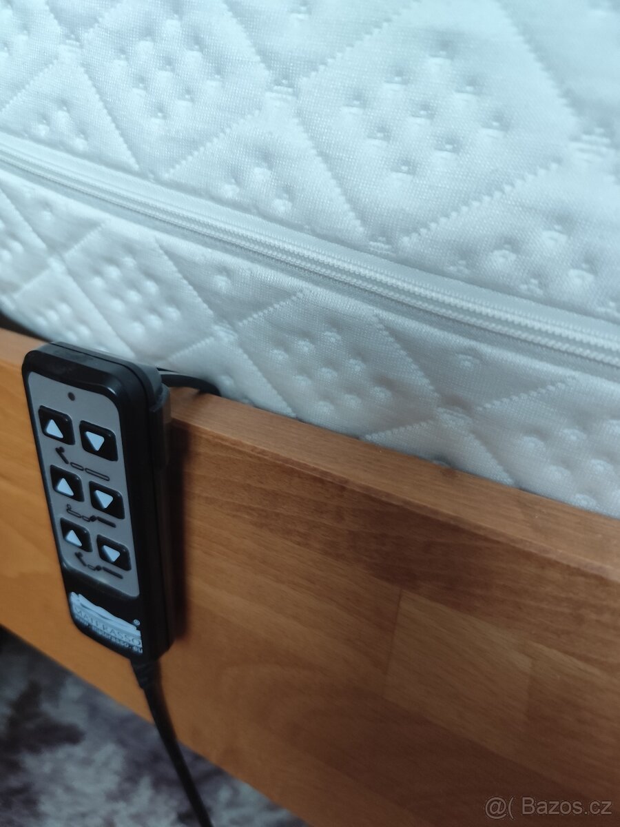 Postel 90×200 s elektrickým roštem - 4