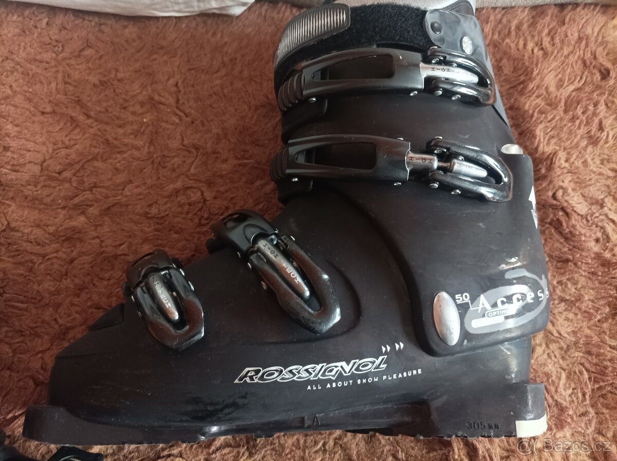 Dámské černé lyžáky Rossignol 26,5 - 4