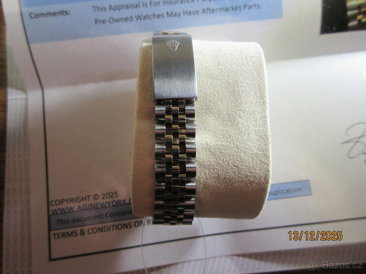Hodinky ROLEX s diamantovým rámečkem ORIGINÁL - 4