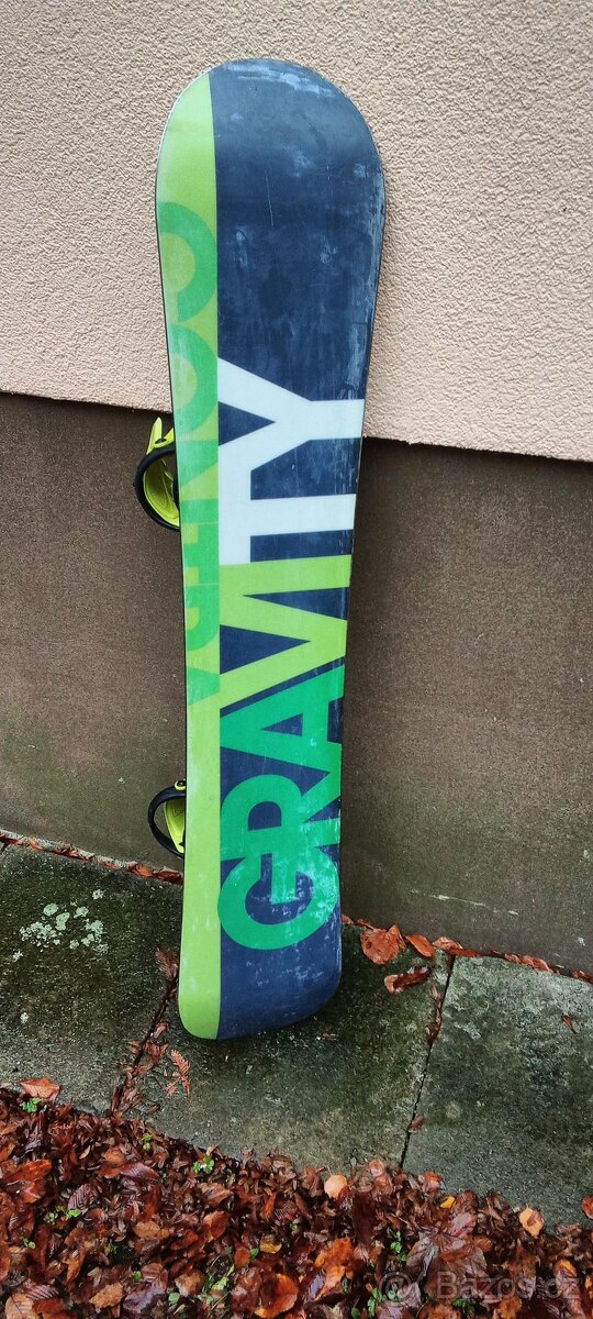 snowboard gravity, cca 157 cm, vázání gravity - 4