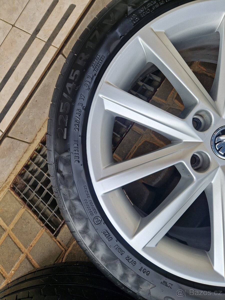 Alu 225/45 17 Škoda TERON Continental - 4