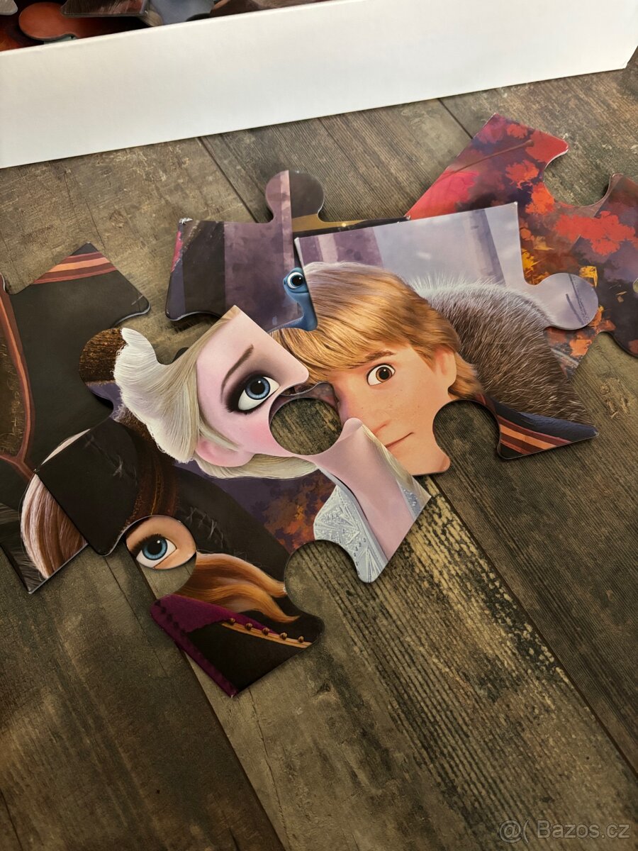 Puzzle ledové království od 3 let - 4