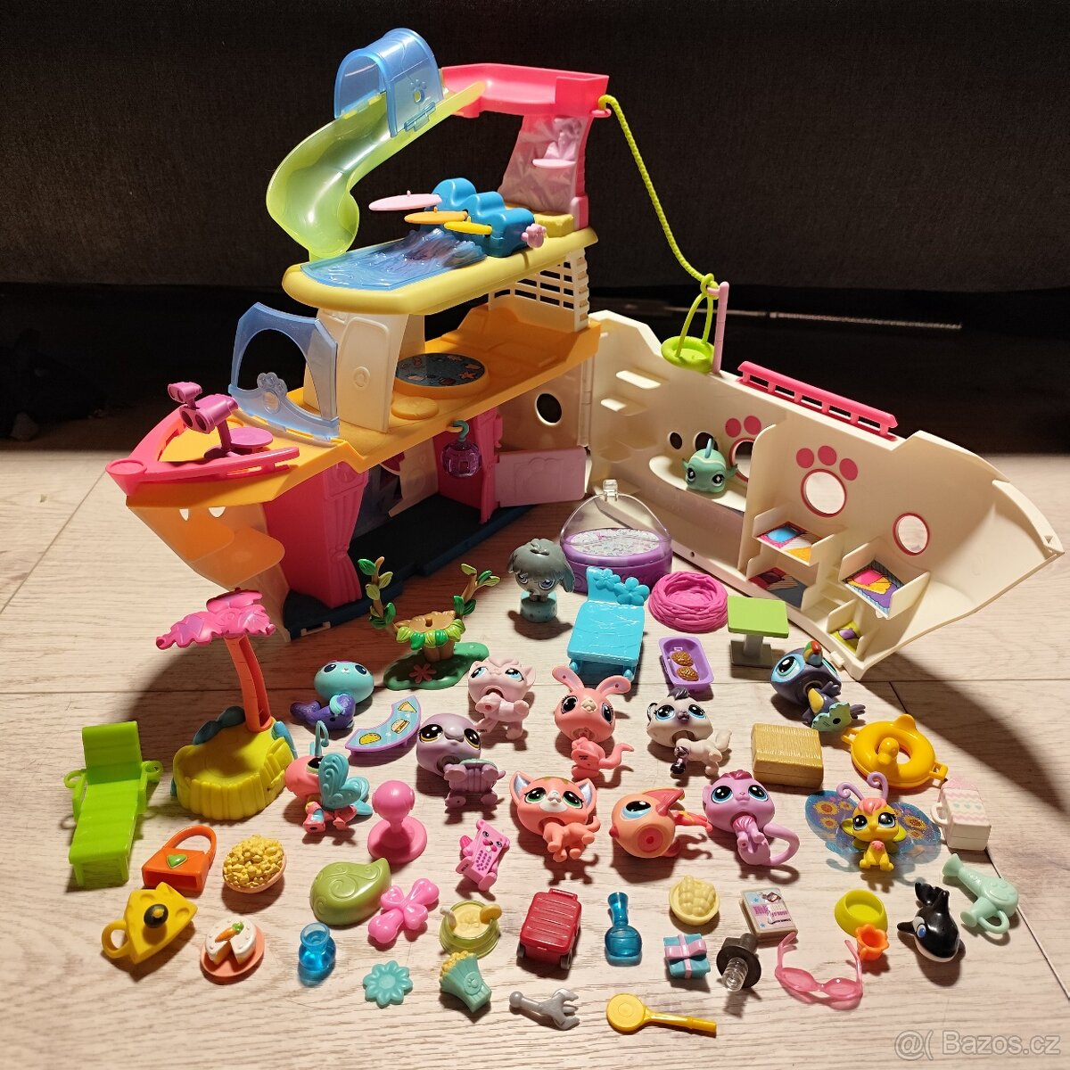 LPS velká sada loď zvířátka a doplňky - 4