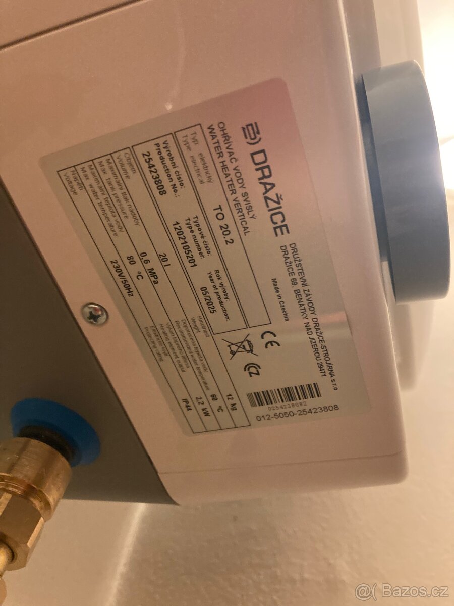 Ohřívač vody svislý - 4