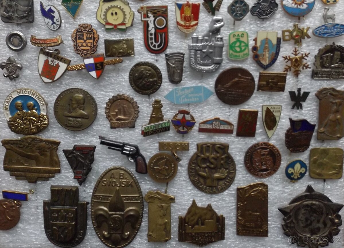 odznaky - tzv. plecháče i jiné - 4