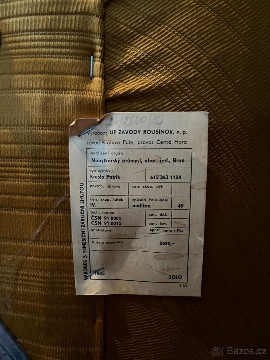 Křeslo Patrik - Rousínov - 4