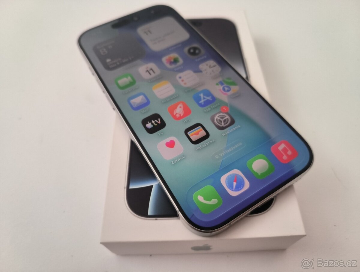 apple iphone 16 PRO 128gb White Titanium 92% Batéria - 4