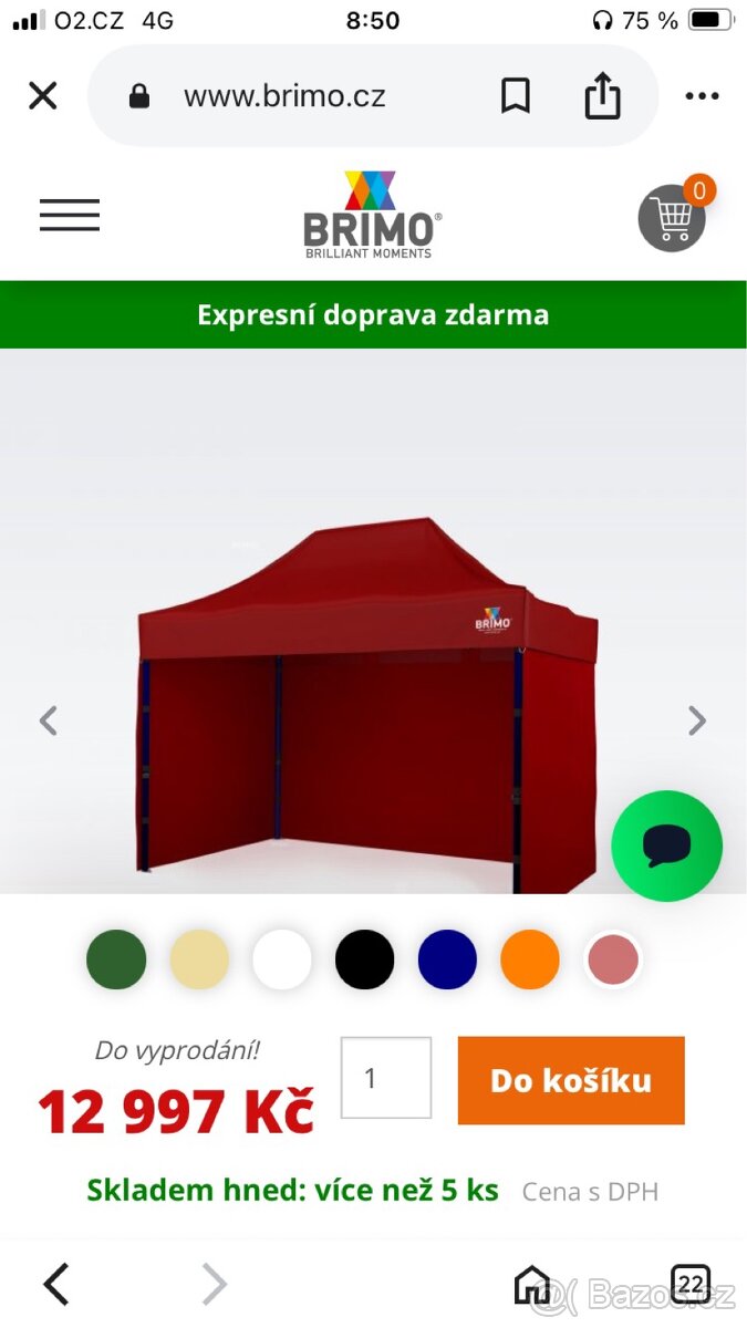 Prodejní stan - 4