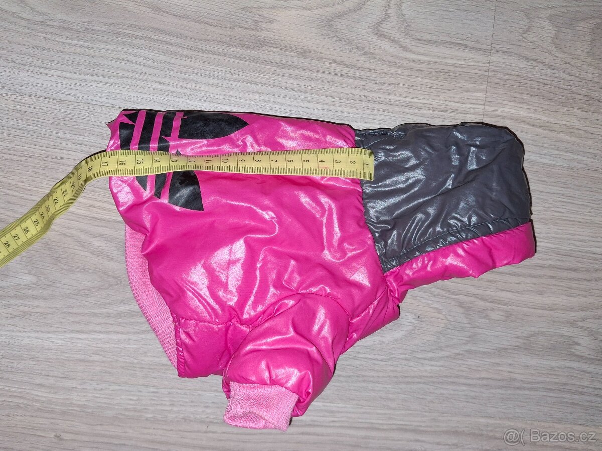 Obleček pro psa vel S -teplá bundička Adidas - 4