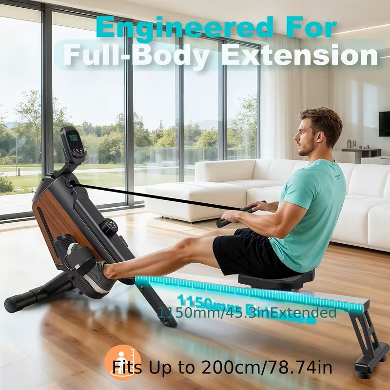 NOVÝ Veslovací domácí trenažér stroj - 4