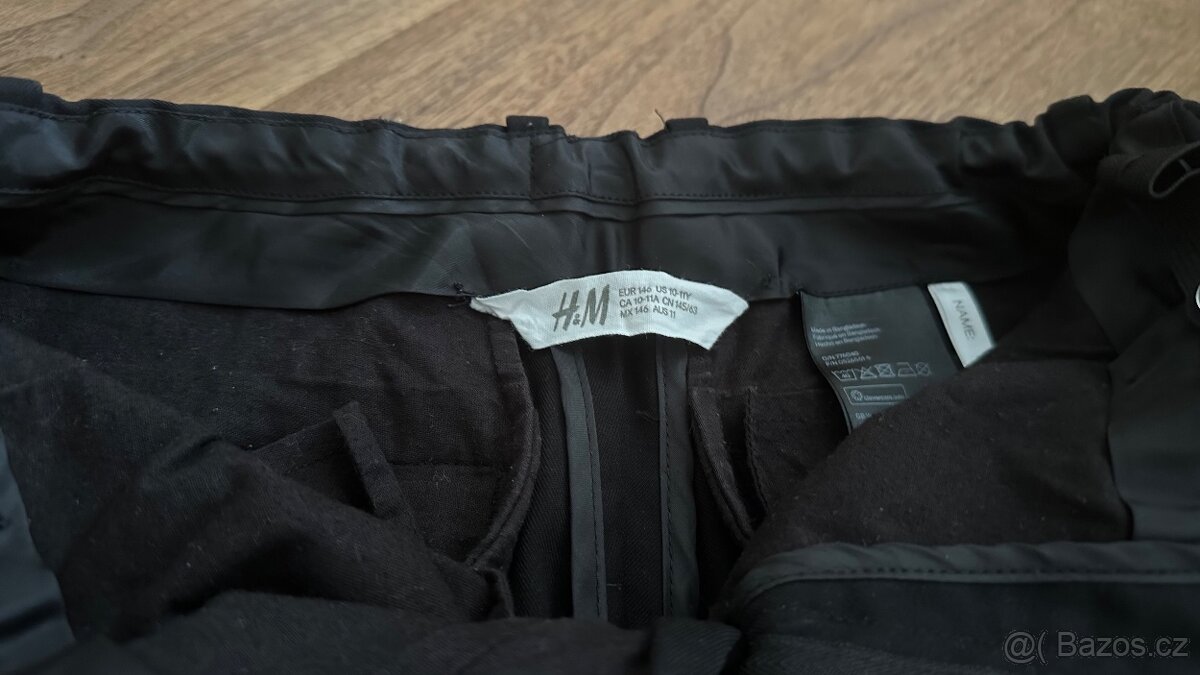Společenské kalhoty H&M vel. 146 - 4