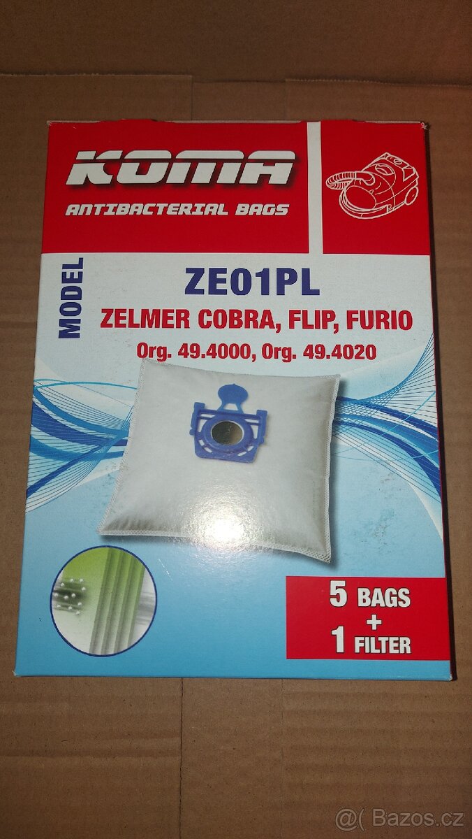 Prodám nerozbalené balení sáčků Zelmer, Sencor atd - 4