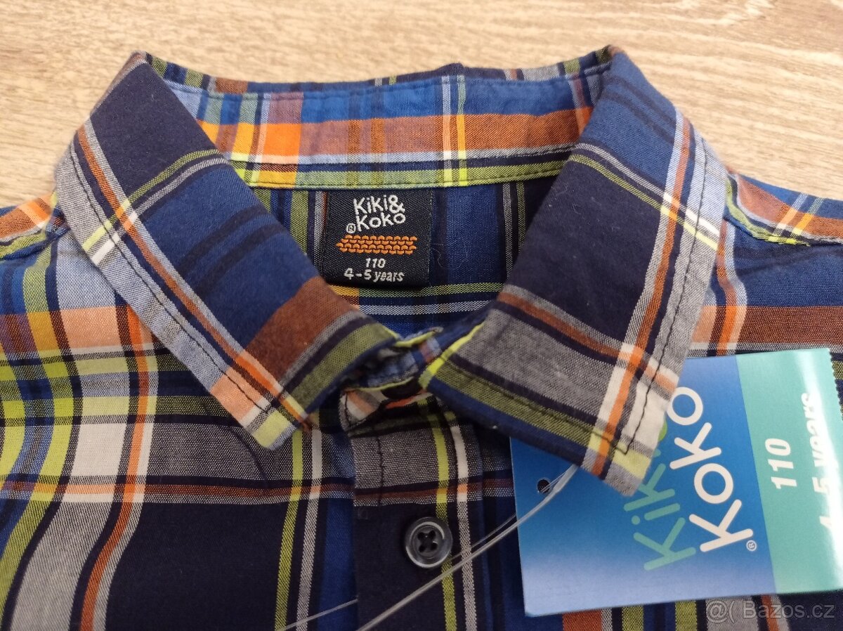 NOVÁ chlapecká košile, vel. 110 - 4