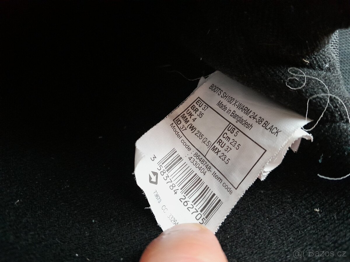 Dětské sněhule vel.37 a 34 - 4