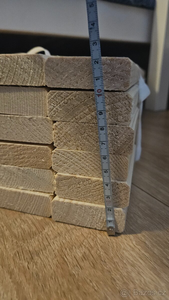 Dřevěný laťkový rošt 2x 90x200 - 4