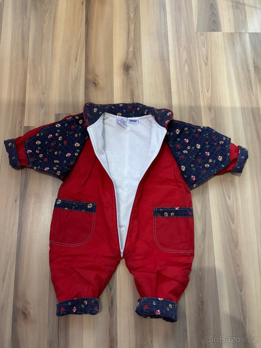 Kombinéza červená - 4