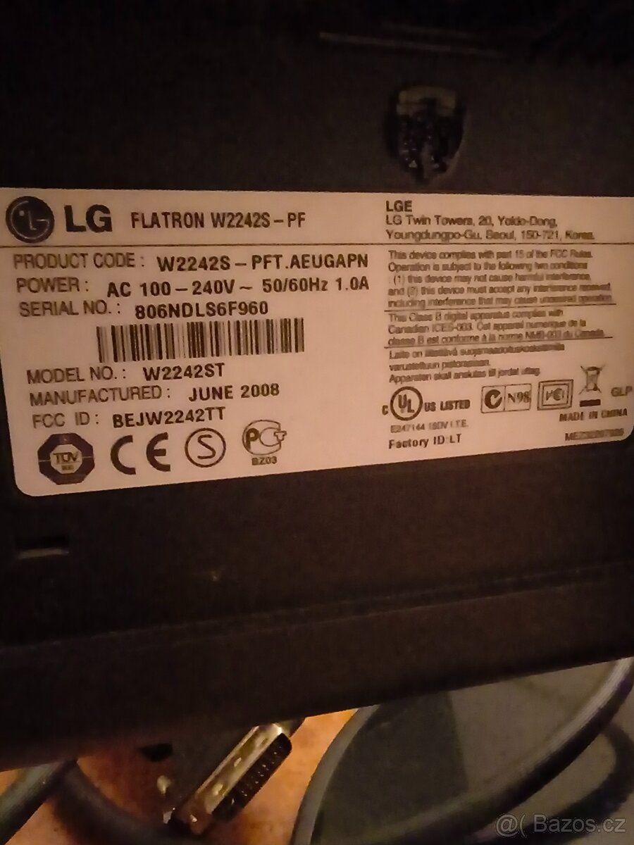 Monitor LG Flatron w2242s pf - 4