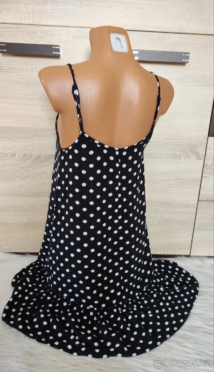 Černobílé šaty - XS/S - 4