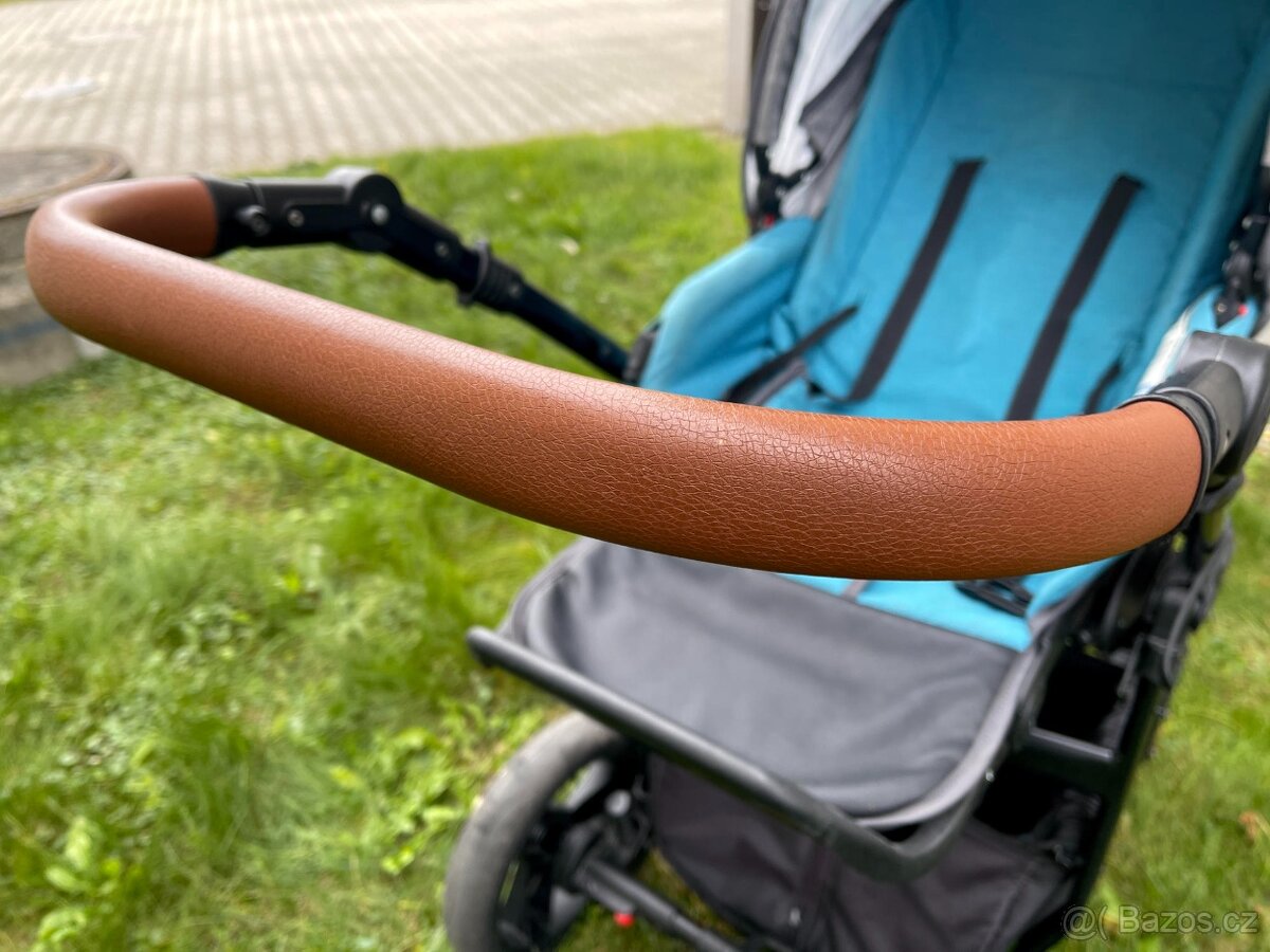 Kočárek Kunert Rotax, rok 2022, kombinovaný, černý/tyrkys - 4