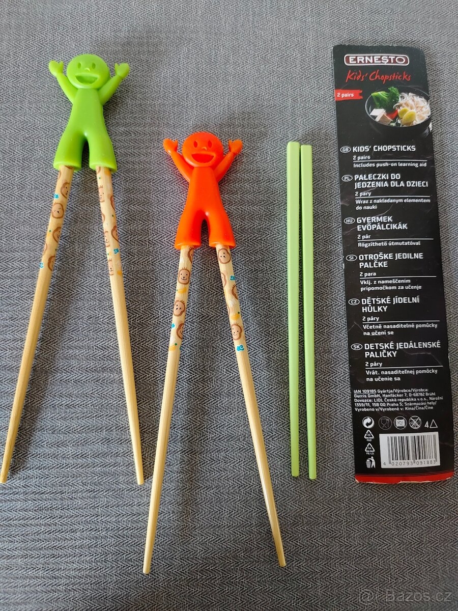 Japonské jídelní hůlky, Dětské jídelní hůlky LIDL -NOVÉ - 4