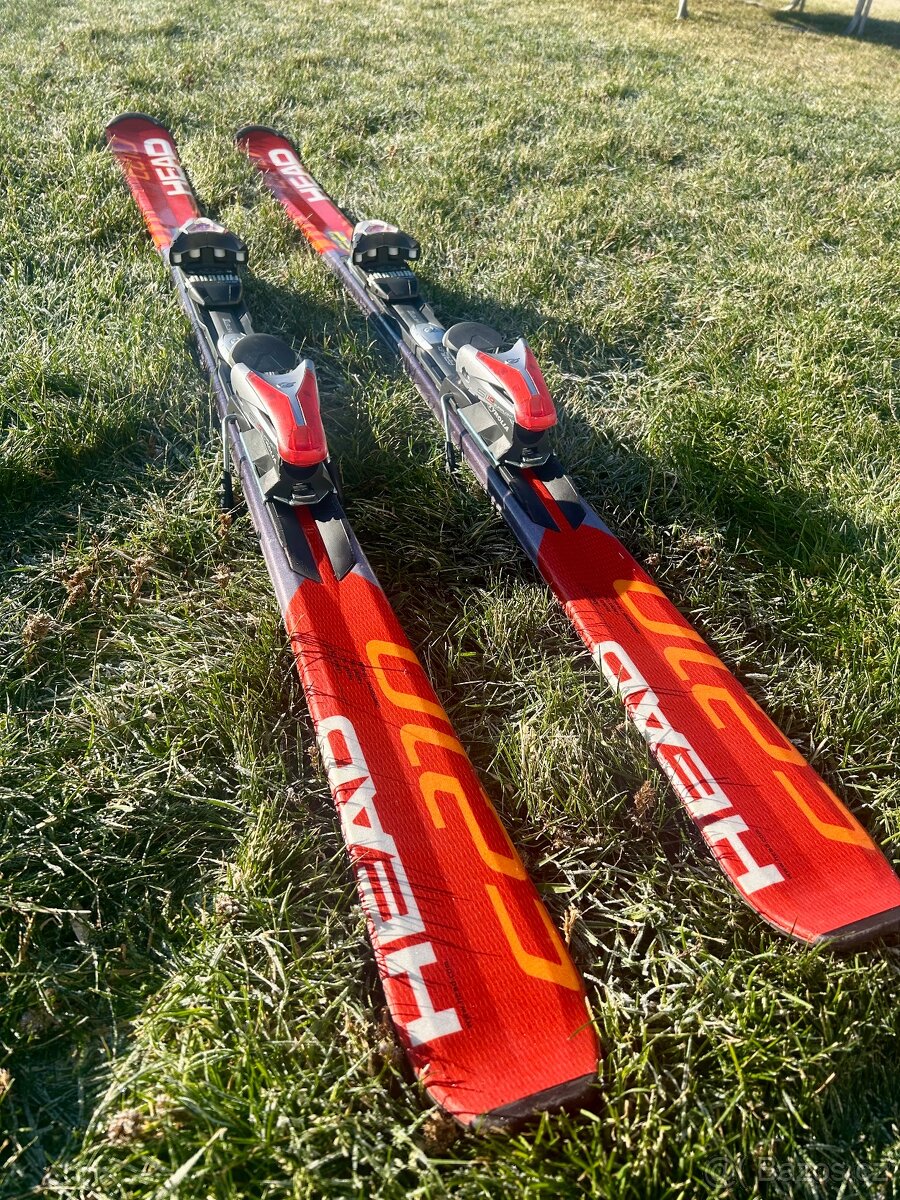 Lyže HEAD C210 s ladícími hůlkami zdarma TOP STAV - 4