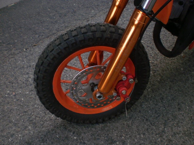 minicross 50ccm oranžová - 4