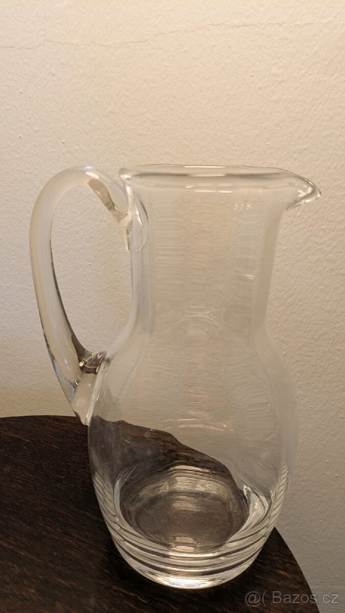 starožitné prvorepublikové sklo - 4