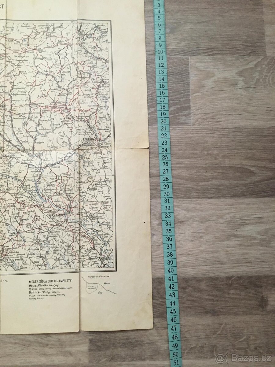 Mapa turistických s značkovacích cest Severozápadních Čech - 4