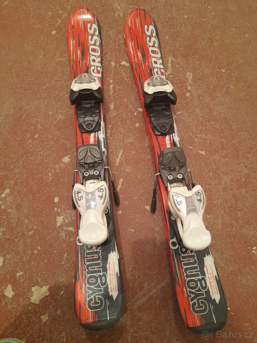 Prodám dětské lyže Cygnus 80 cm a boty Technica 28,5 - 4