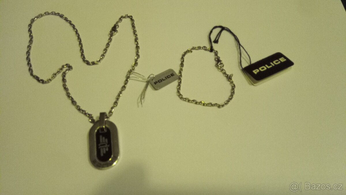 POLICE přívěsek na krk s náramkem - 4