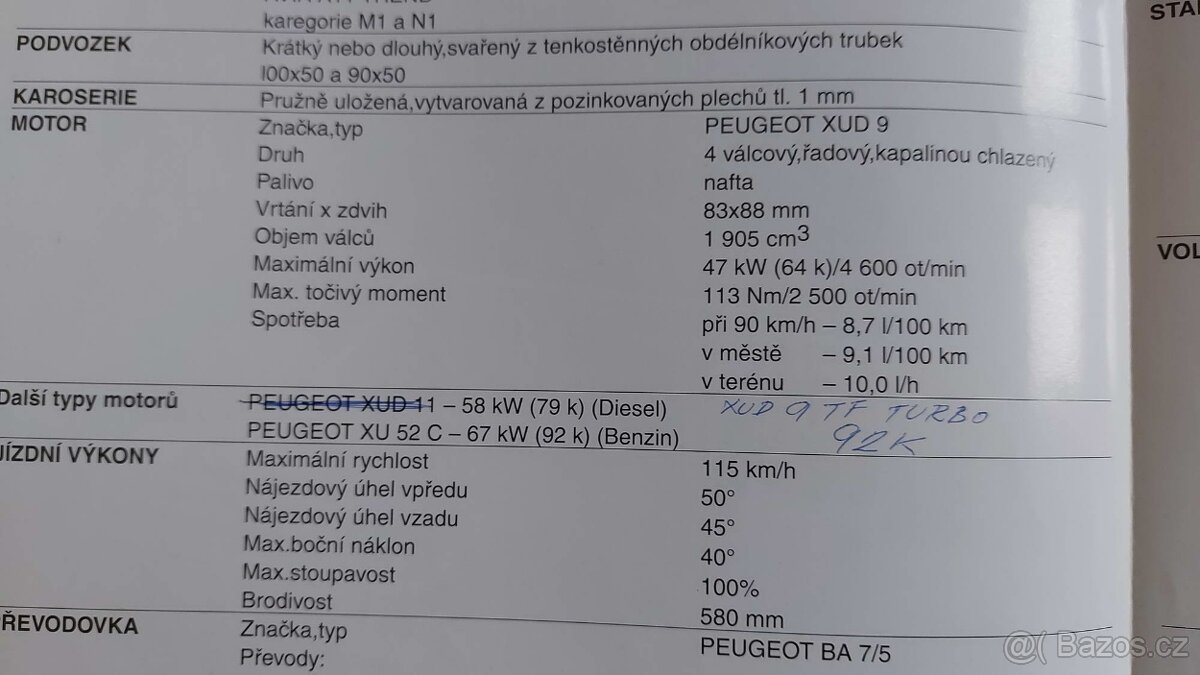 Prospekt Avia A11 Trend - licence Auverland A80 - 4