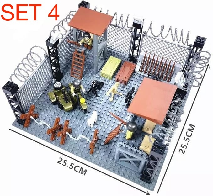Rôzne sety vojakov 6 + doplnky - typ lego - nové - 4