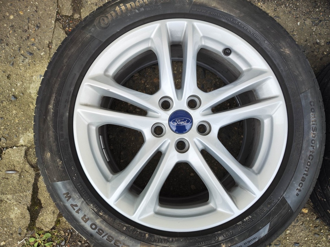 17"letní alu sada 5x108 origo Ford Mondeo 5 235/50 TPMS - 4