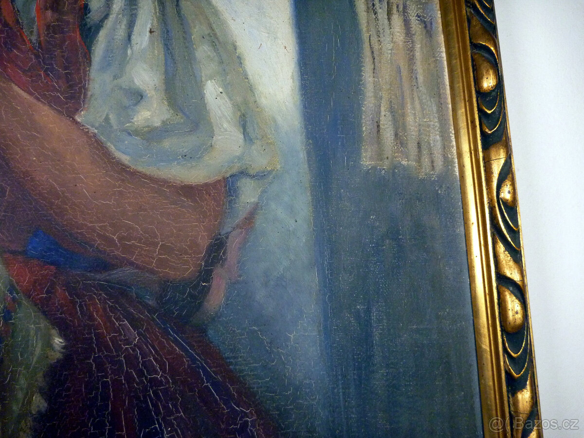 Obraz Vyšívačka - Vojtěch Pernica - 4