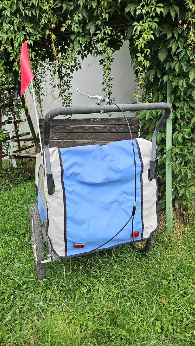 Vozik 2v1 pro 2 deti - 4