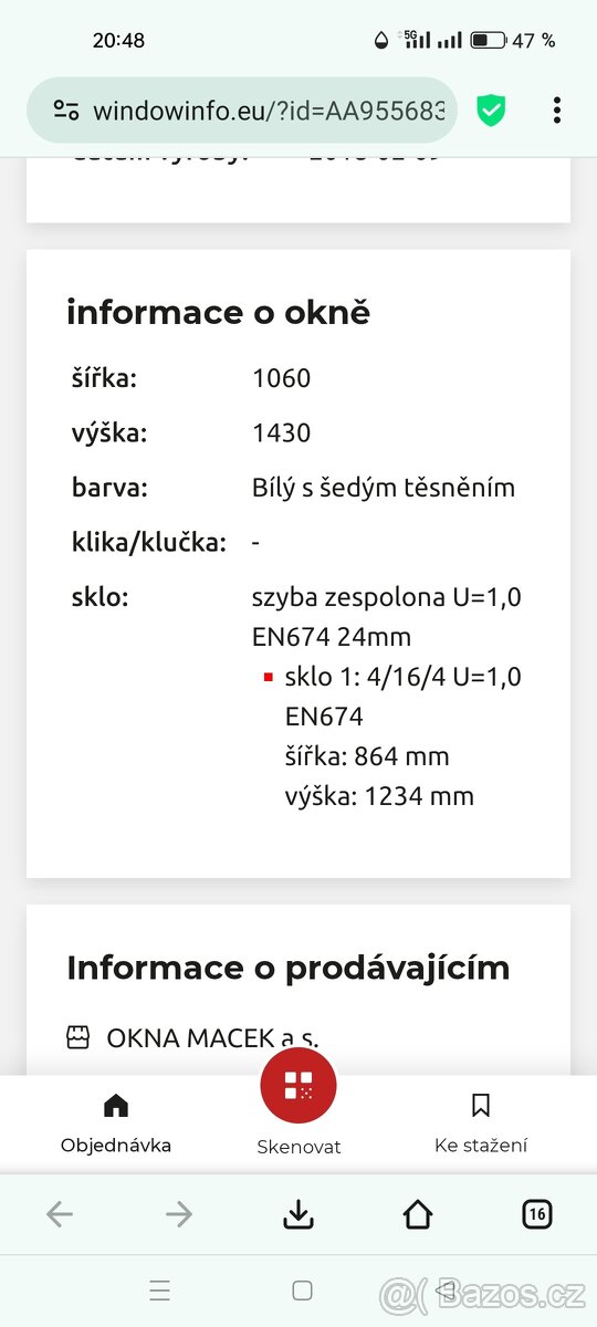 Plastové okno 1430x1060 - 4