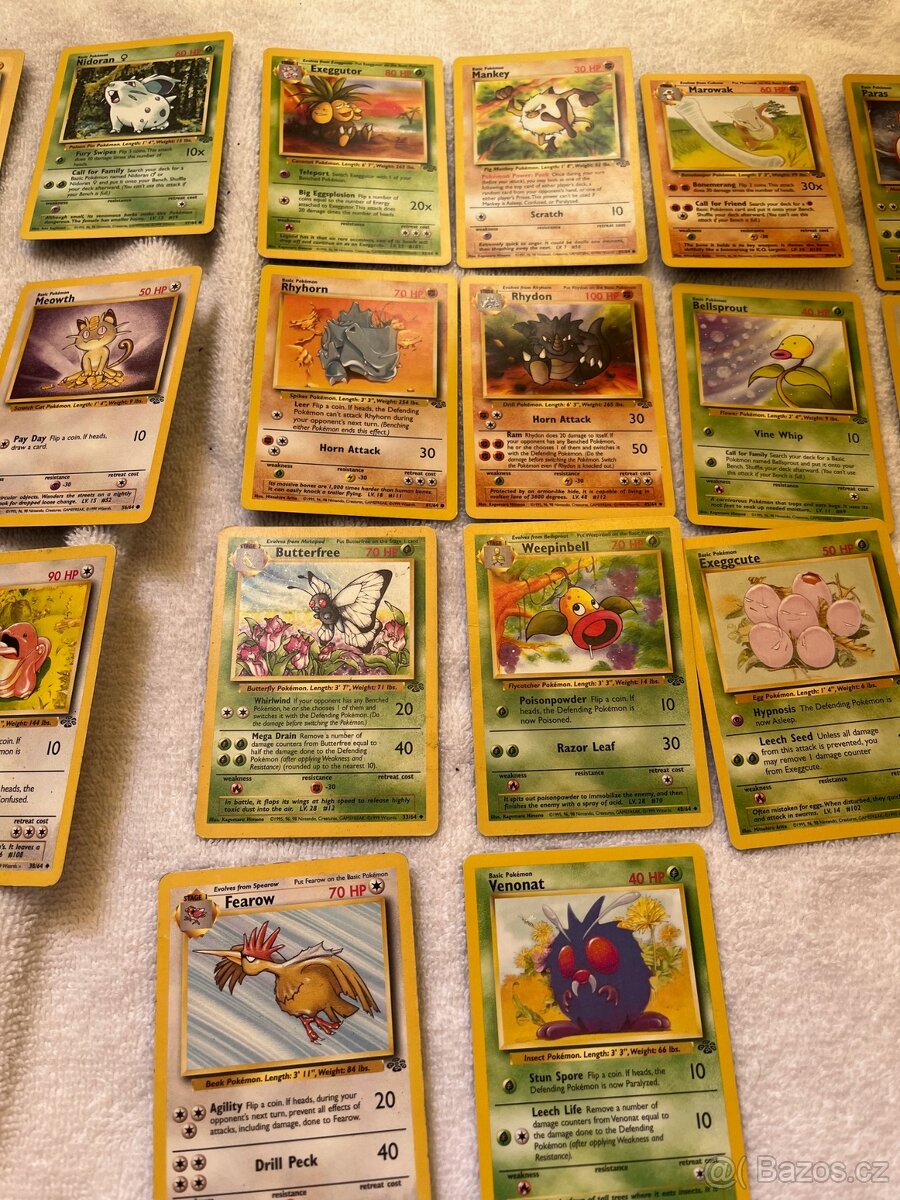 POKEMON JUNGLE KARTIČKY 1999 - 4