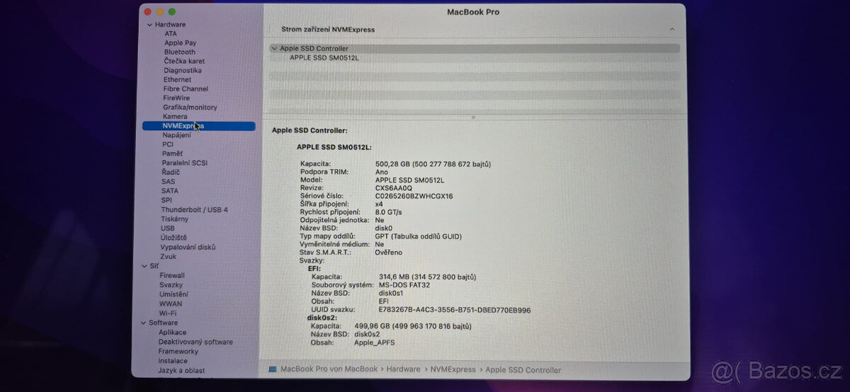 MacBook Pro 15" 2016 A1707/Touch Bar/i7 /16GB/512GB/R455 2G - 4