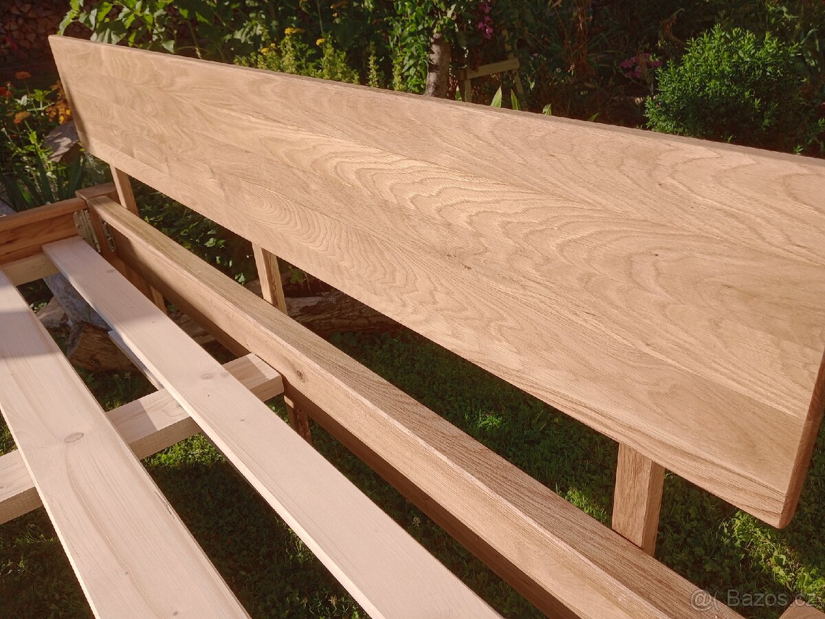 Dubová manželská postel - 4