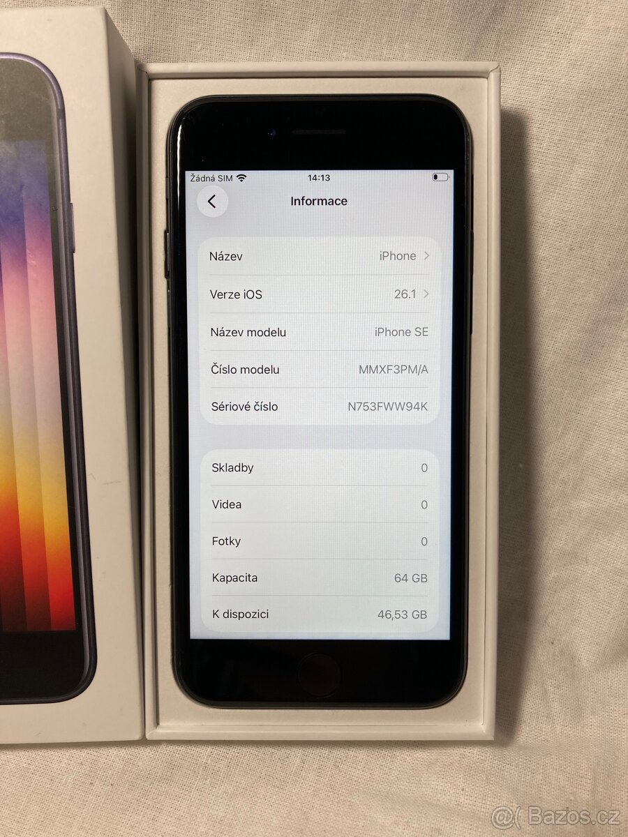 ✅iPhone SE 2022, 64GB, černý✅ - 4
