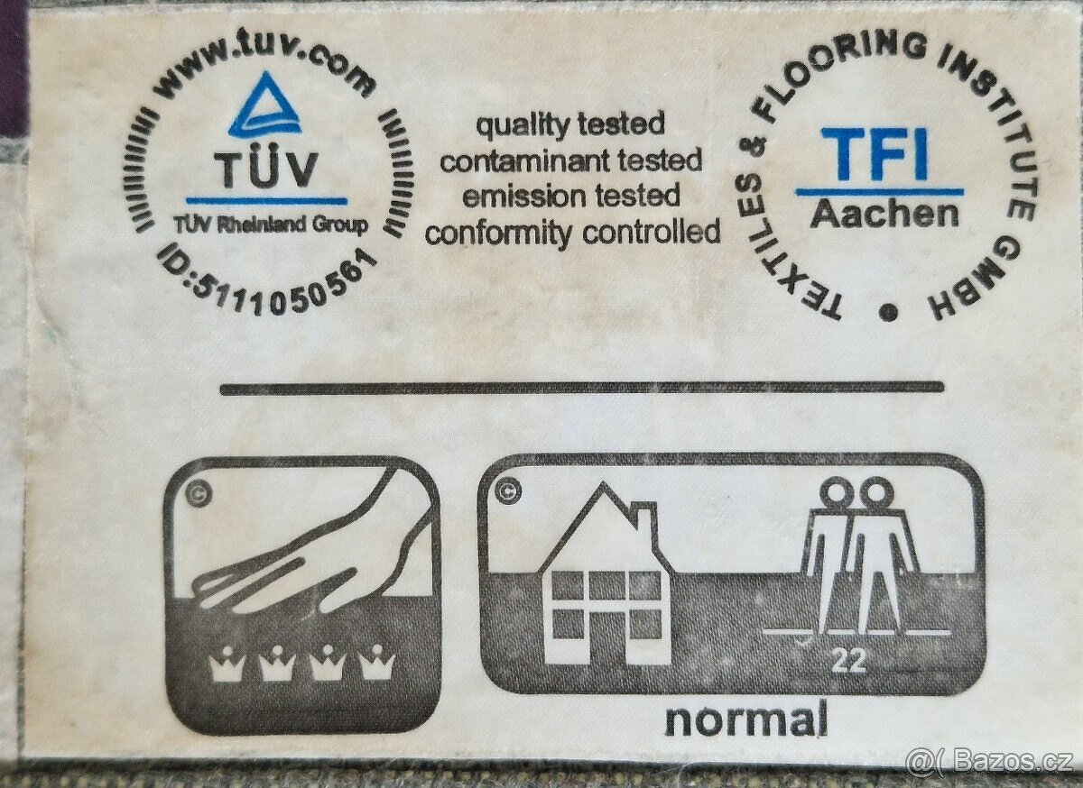 Krásný dětský koberec s písmeny, 160x75cm - 4