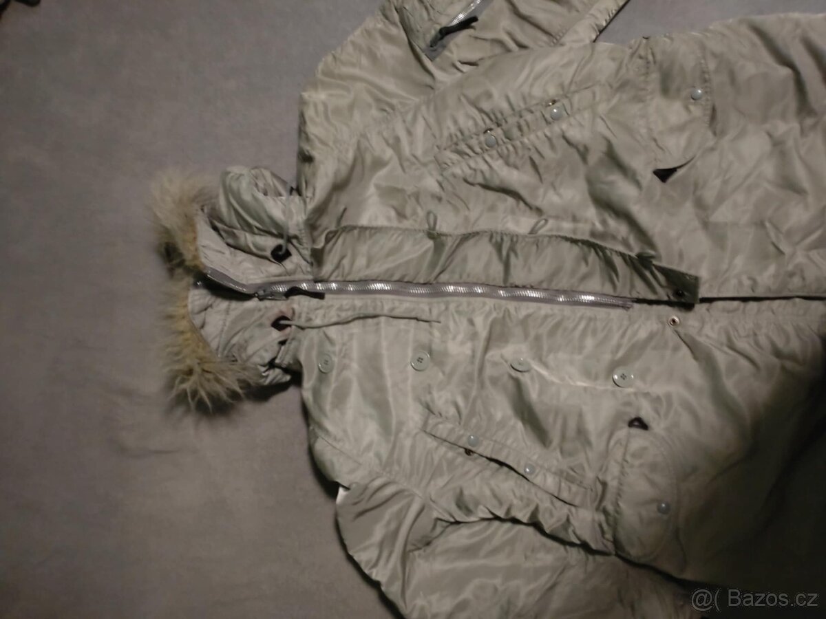 BUNDA N3B ALJAŠKA ALPHA INDUSTRIES SILVER XL - 4