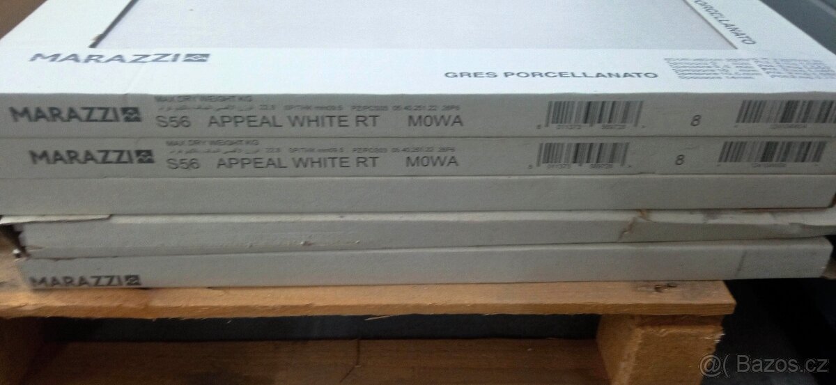 Dlažba Marrazi Appeal white 5,4m2, cena 400Kč/m2 - 4